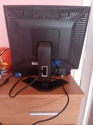 Monitor Dell Negro y Plateado