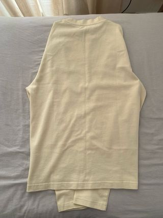 Camiseta Jacquemus Beige Manga Larga