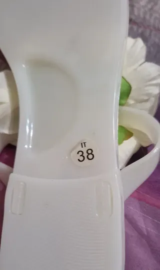 Infradito donna fiore bianco