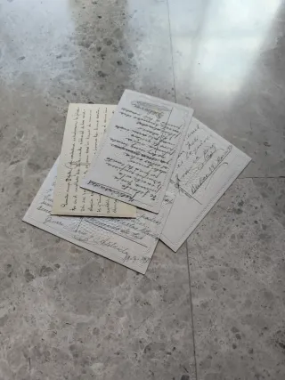 Lote 4 Postales Santos Antiguas 1929-1931