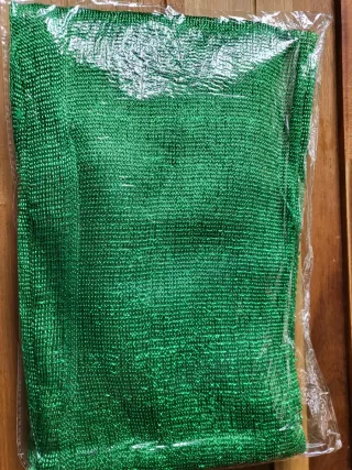 Kimono verde seda y viscosa