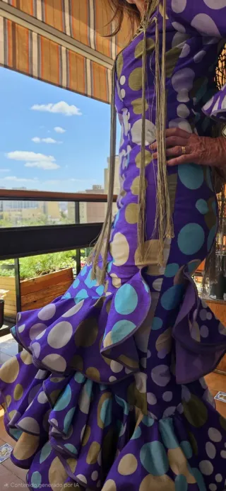 ESPECTACULAR Traje de flamenca