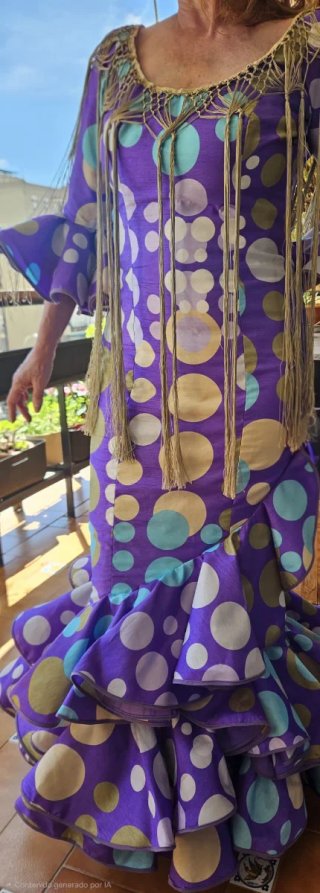 ESPECTACULAR Traje de flamenca