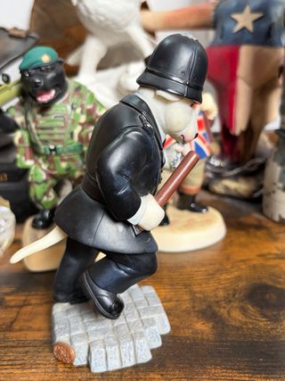 English bull terrier limited police Bobby statue