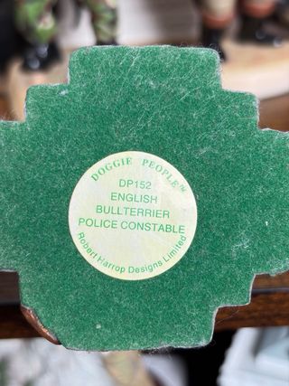 English bull terrier limited police Bobby statue