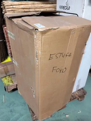 Estufa Pellets FOKO 8kW Mando Tolva 13kg