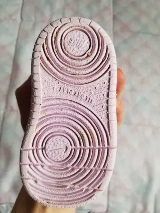 Zapatillas Nike niña rosa y blanco