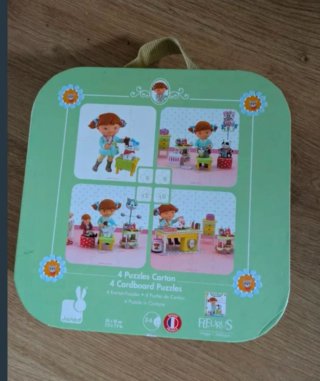 Lote 4 Puzzles Janod