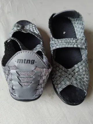 Zapatos Mustang Mujer Plata