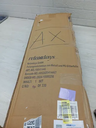 Relaxdays Invernadero Tomates, 154 x 152 x 50 cm