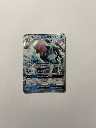 Tris carte Pokémon GX Ninetales, Gumshoos, Tauros