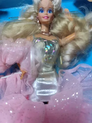 Barbie Diamant Vestido Rosa Brillo de 1991