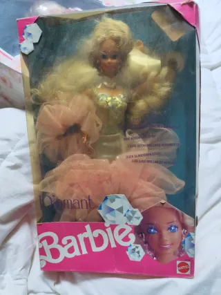 Barbie Diamant Vestido Rosa Brillo de 1991