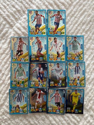 Lote 14 cromos Jugón Adrenalyn XL 2013-2014