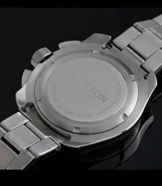 Reloj Norton Cronógrafo 43mm Negro/Plata