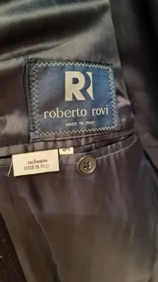 Giacca blazer cashmere taglia 54 blu