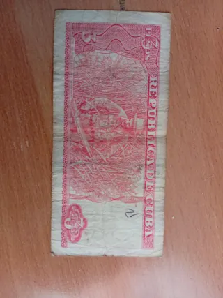Billete peso cubano Che Guevara