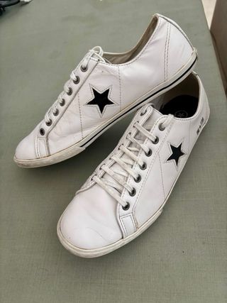 Converse Cuero Blancas Talla 41