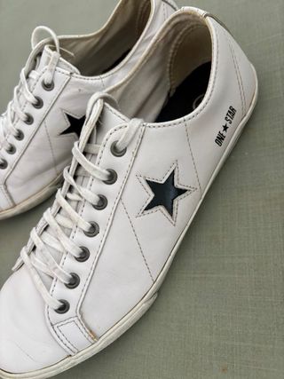 Converse Cuero Blancas Talla 41