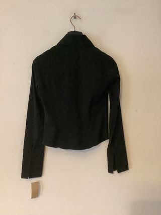 Camicia donna Sisley in cotone nera