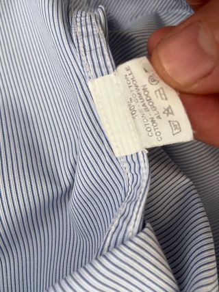 Camicia Valentino Tg. 41 righe blu