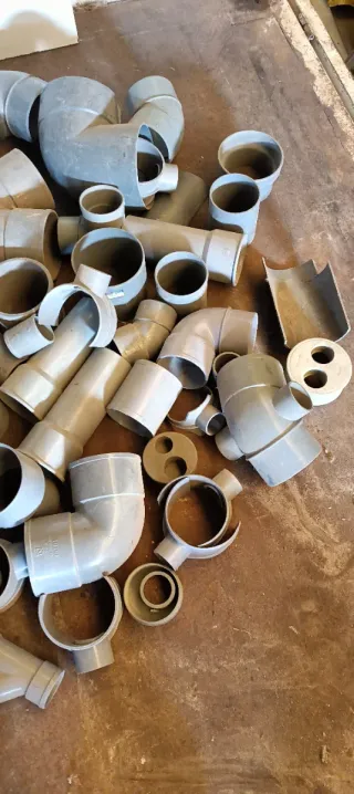 Lote Fontanería PVC Accesorios Tuberías