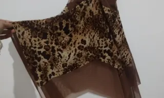 Conjunto sexy estampado leopardo