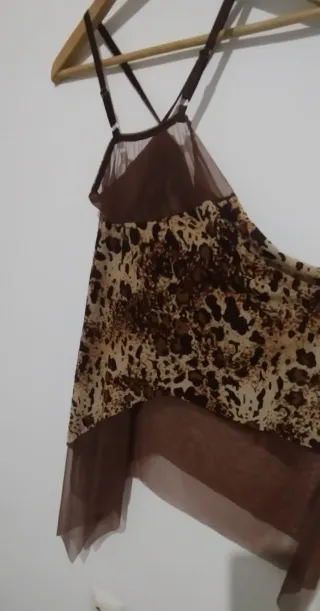 Conjunto sexy estampado leopardo