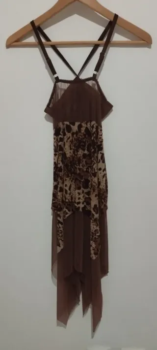 Conjunto sexy estampado leopardo