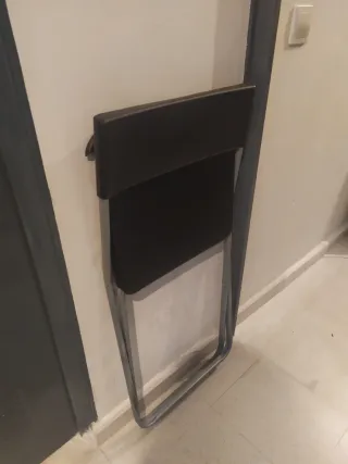 Sillas plegables Ikea negras