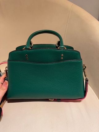 Bolso Coach verde con adornos
