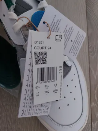 Zapatillas Adidas Blanco Court 24 Talla 44 Nuevas