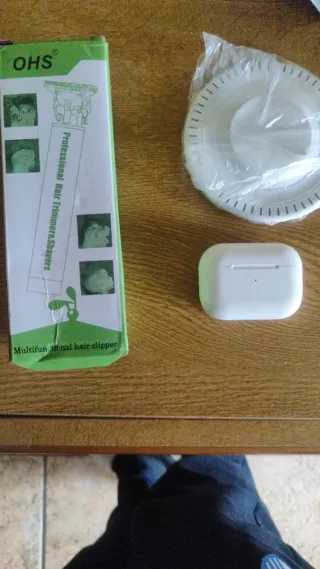 Cargador inalámbrico iPhone, Maquina de pelo, au..