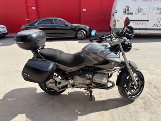 BMW R1150R Gris con Maletas y Baúl