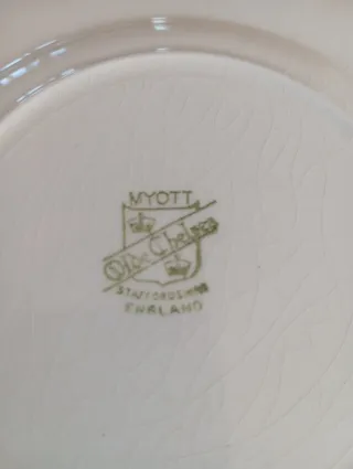 8 Platillos Myott Staffordshire Loza Inglesa