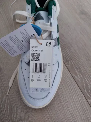 Zapatillas Adidas Blanco Court 24 Talla 42 Nuevas