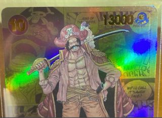 One piece Carta Roger Manga Dorado fandesign