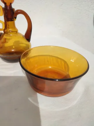 Conjunto café Duralex ámbar