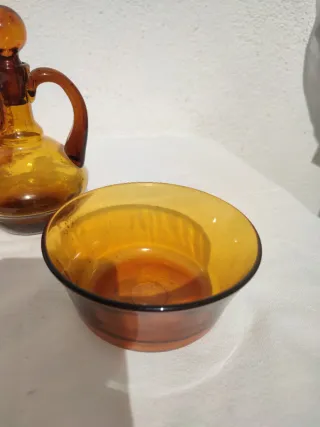 Conjunto café Duralex ámbar