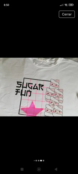 Camisetas blancas y rosas con estampados