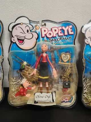 Colección 5 Figuras Popeye Mezco