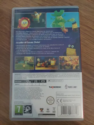Bob Esponja Cosmic Shake Nintendo Switch