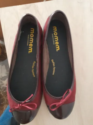 Zapatos manoletina Goflex System rojos
