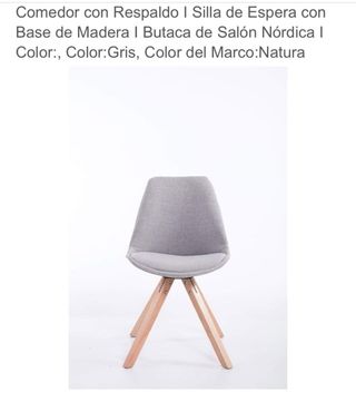 2 Sedie da Pranzo Girevoli in Tessuto Grigio