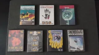 Lote 7 DVDs: Películas y Documentales
