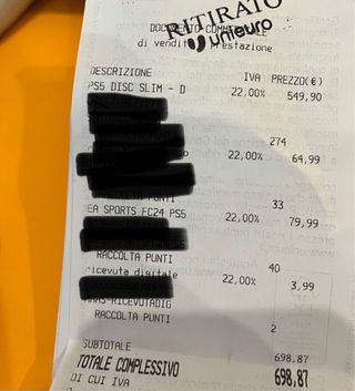 PlayStation 5 SLIM 1TB (Disco) + 2 Giochi +ps5slim