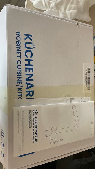 Rubinetto da cucina con doccia estraibile - NUOVO DA USARE