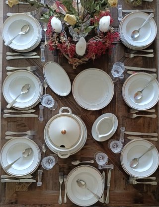 Vajilla Seltmann Weiden Porcelana Vintage 44 pieza