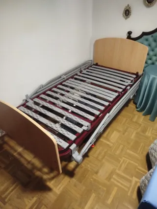 Cama articulada 90cm con colchón antiescaras