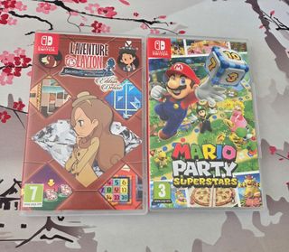 Mario Party Superstars y Profesor Layton switch